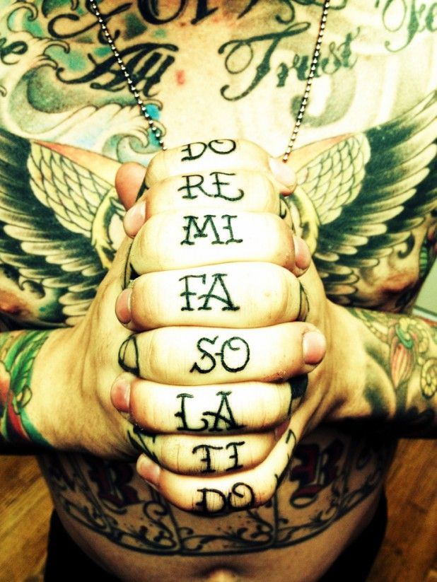 solfege tatoo